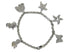 Pave Diamond Wild Life Inspired Charm Bracelet, (DBG-58)